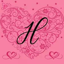 diamond h letter dp